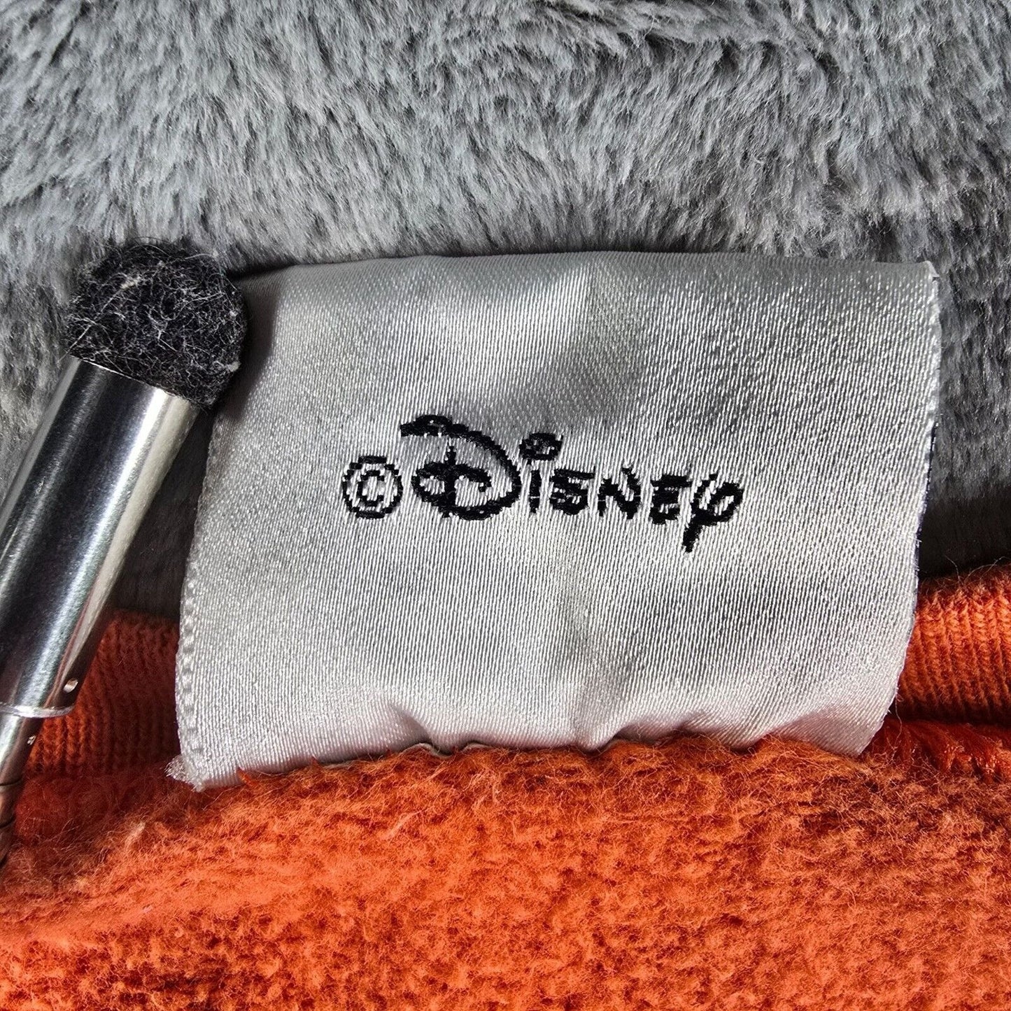 Vintage Y2K Walt Disney World Orange Mickey Mouse Embroidered Sweatshirt (L)