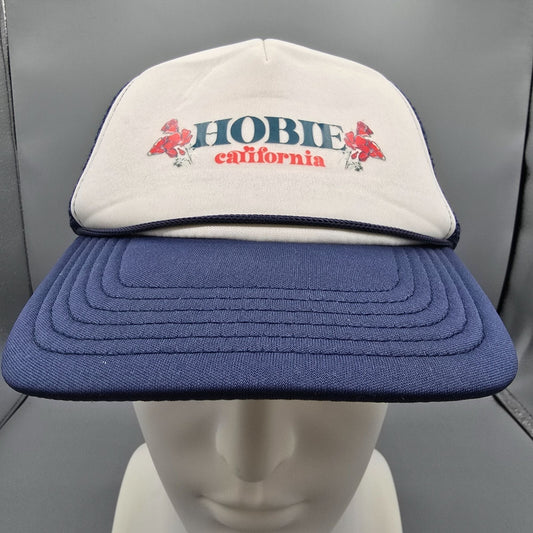 Hobie California Distressed Blue & White Snapback Pacific Headwear Trucker Hat