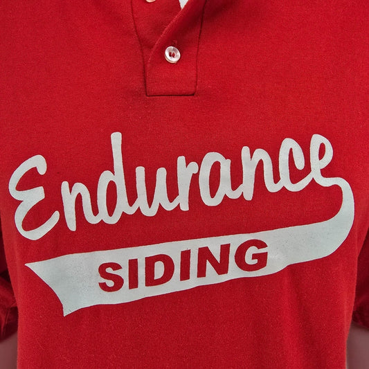 Vintage 1990s Paramount Sportswear "Endurance Siding" Henley T-Shirt (XXL)