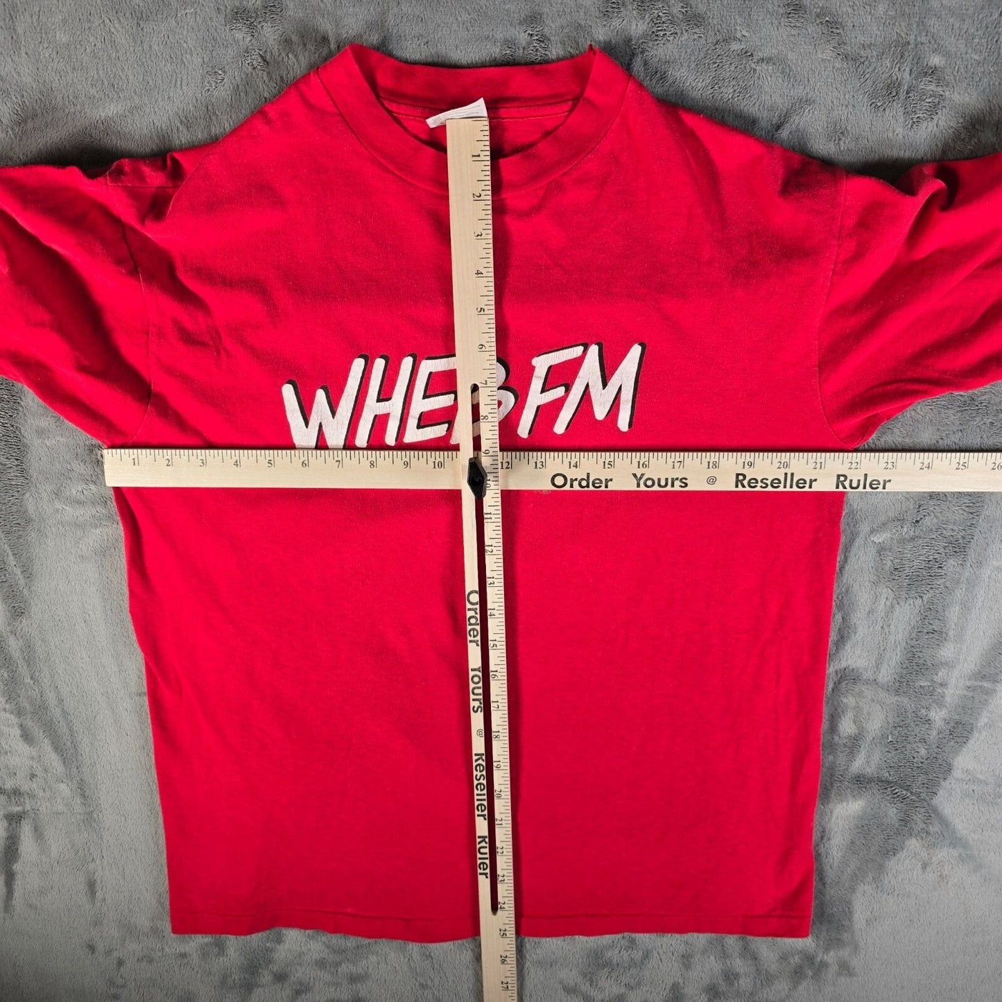 Vintage 1980s/1990s WHEB FM Hit Rock 100 Portsmith, New Hampshire T-Shirt (L)