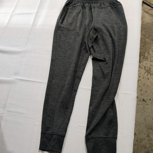 DSG Gray Dot Pattern Drawstring Athletic Pants (Small)