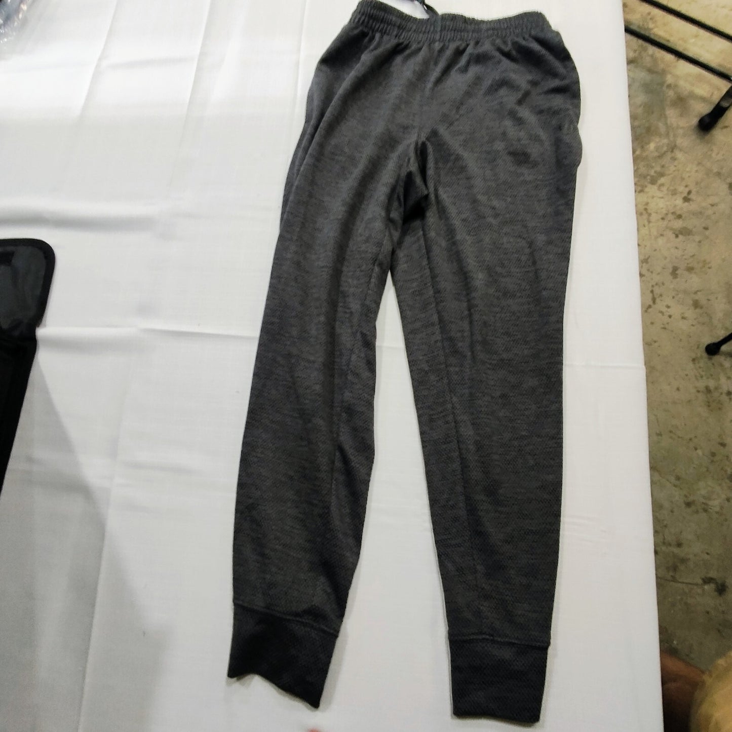 DSG Gray Dot Pattern Drawstring Athletic Pants (Small)