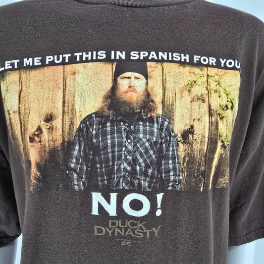 2010s Gildan Duck Dynasty A&E "Let Me Put This in Spanish for You" T-Shirt (3XL)