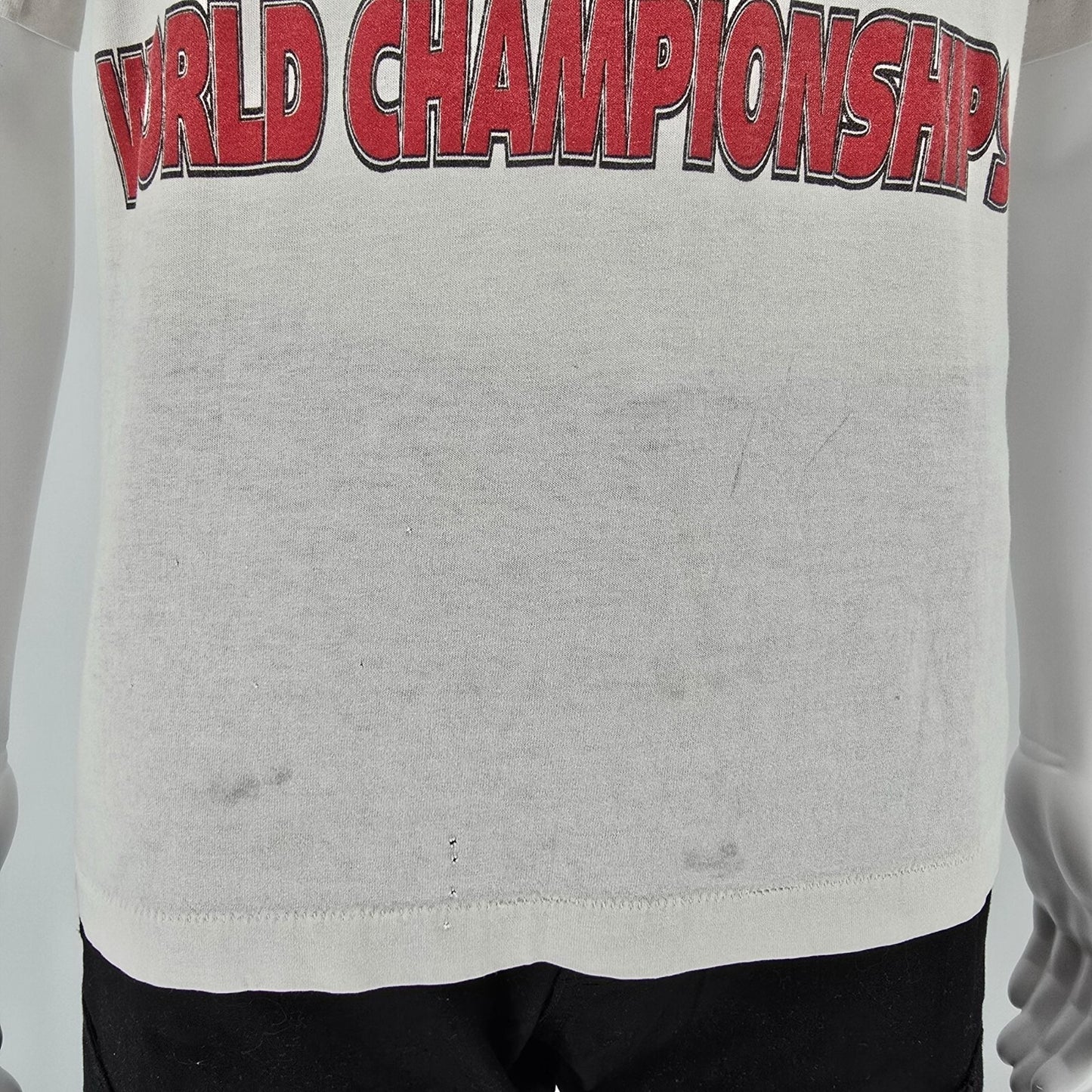 Vintage 1990s Team USA Roller Hockey World Championships White T-Shirt (XL)