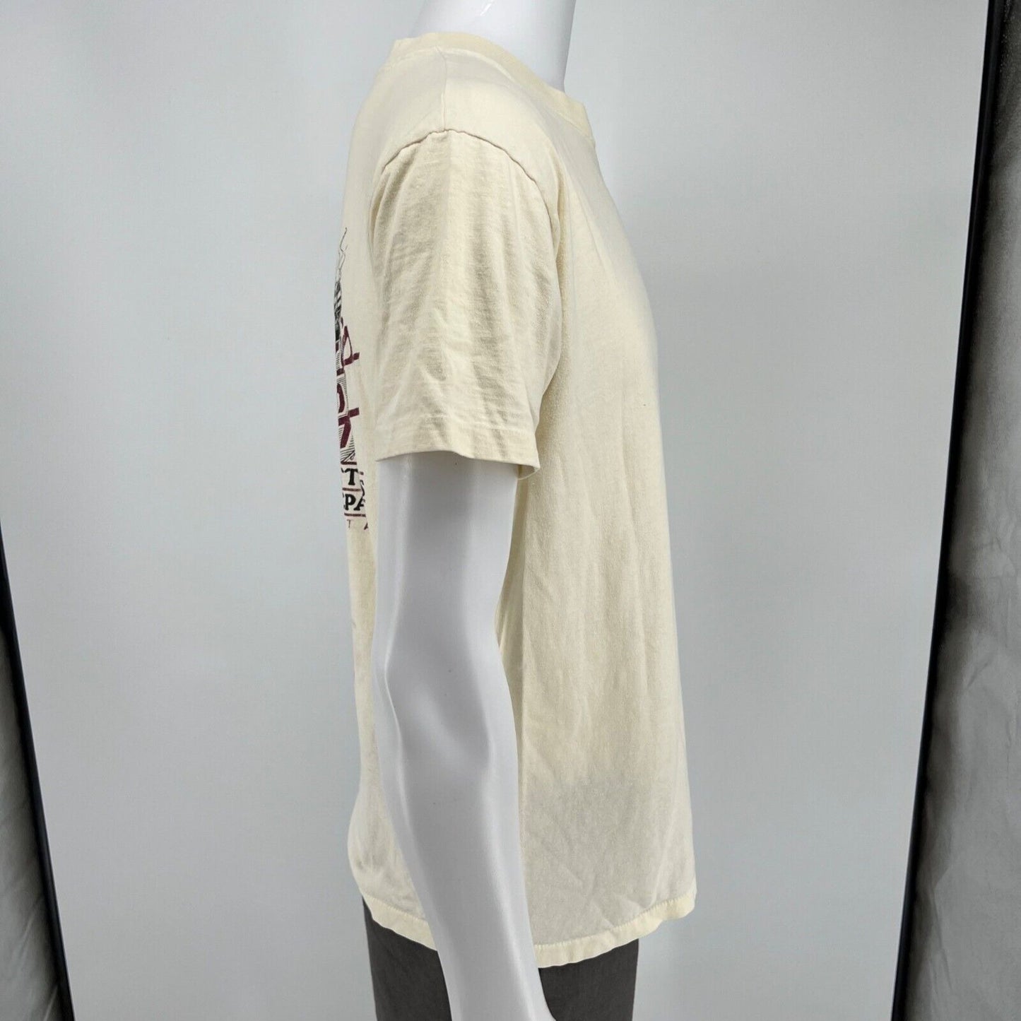 Vintage 1980s Buzzard's Bluff Wolverton Mountain Arkansas Pocket T-Shirt (M)