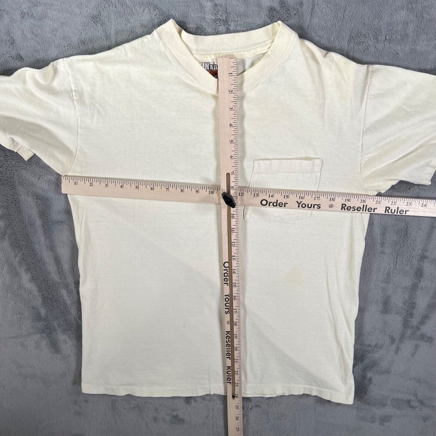Vintage 1980s Buzzard's Bluff Wolverton Mountain Arkansas Pocket T-Shirt (M)