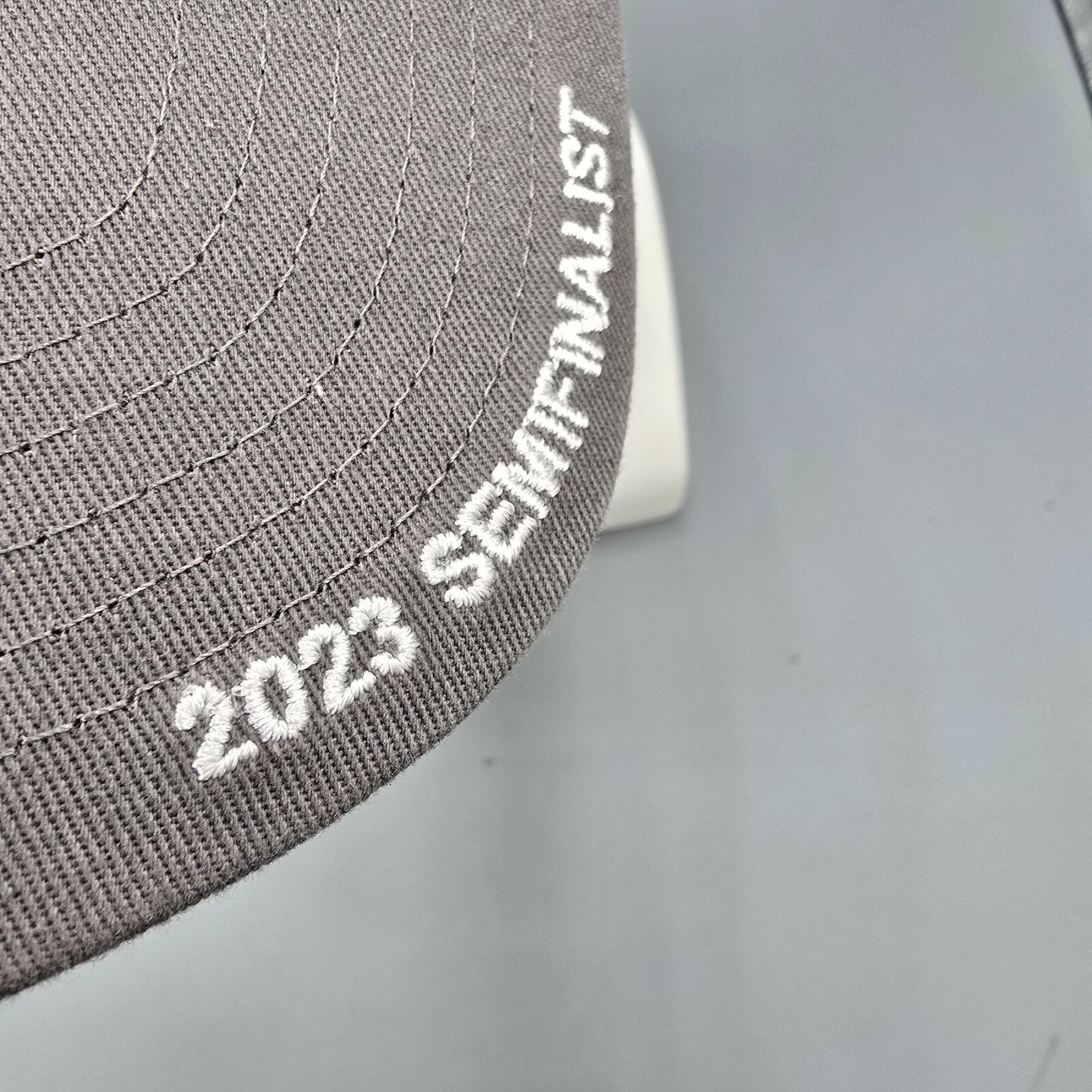 Dr Pepper Sonic Games 2023 Semifinalist Gray and White Mesh Back Dad Hat *Flaw