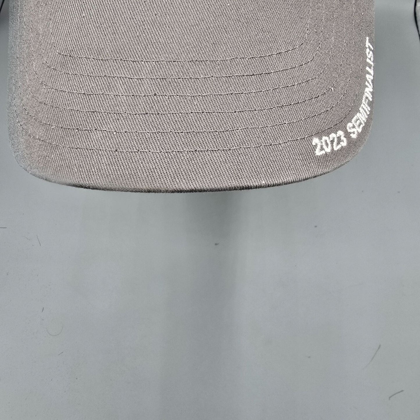 Dr Pepper Sonic Games 2023 Semifinalist Gray and White Mesh Back Dad Hat *Flaw
