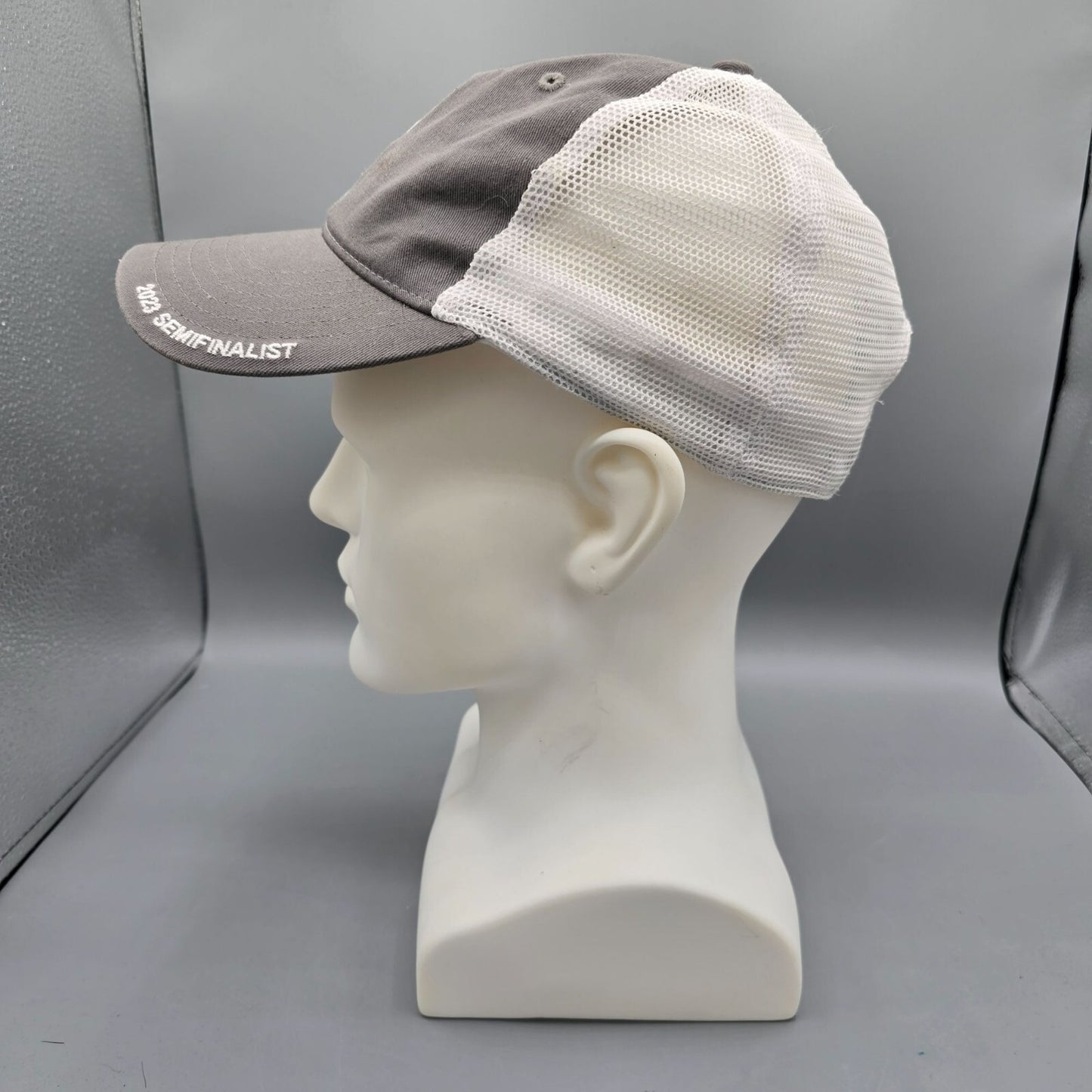 Dr Pepper Sonic Games 2023 Semifinalist Gray and White Mesh Back Dad Hat *Flaw