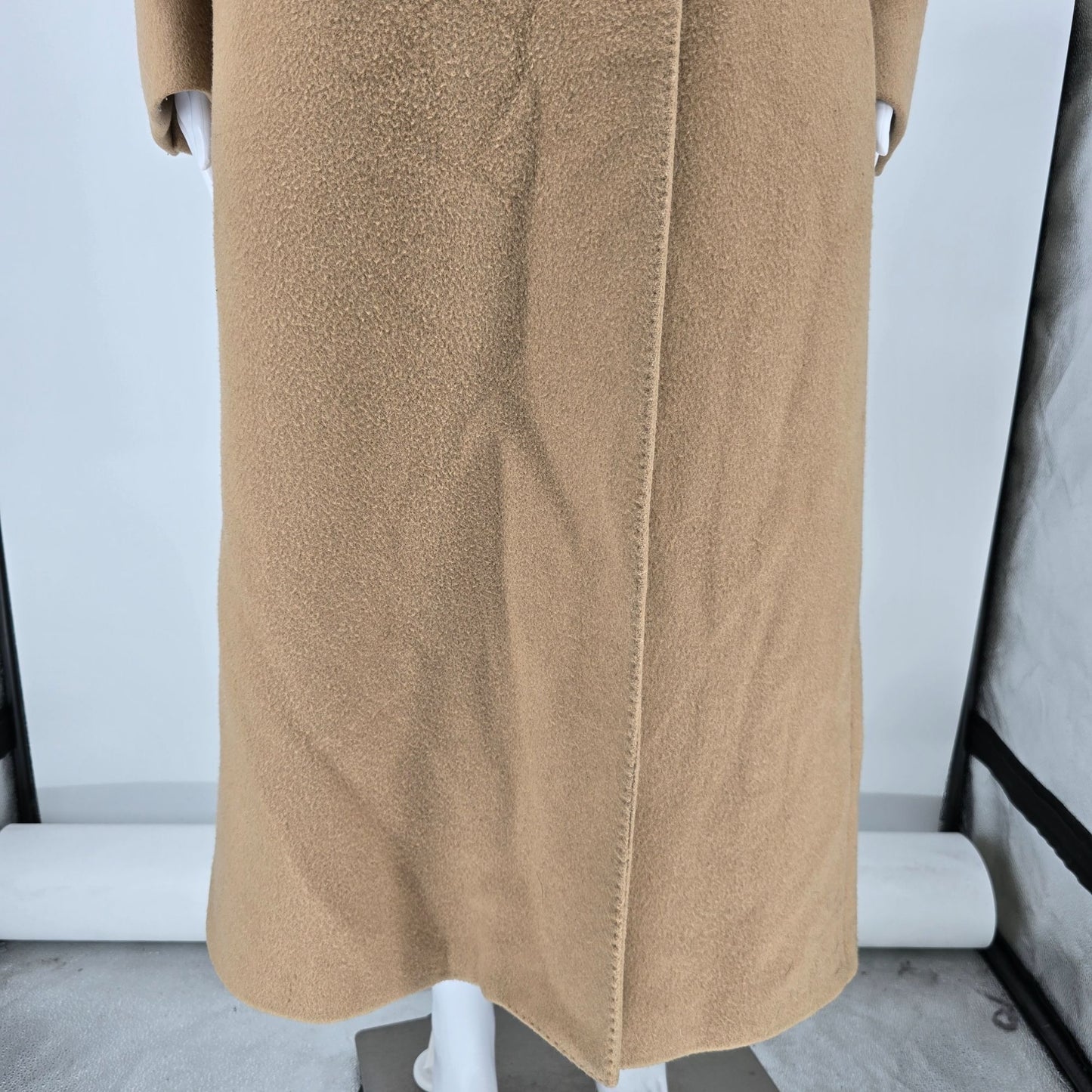 Vintage 1980s di Benedetto Made in Italy Cashmere Blend Double-Breasted Coat (L)