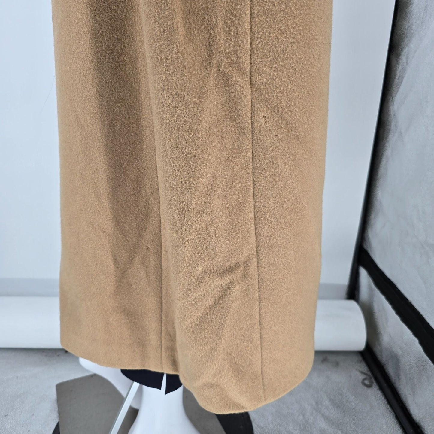 Vintage 1980s di Benedetto Made in Italy Cashmere Blend Double-Breasted Coat (L)