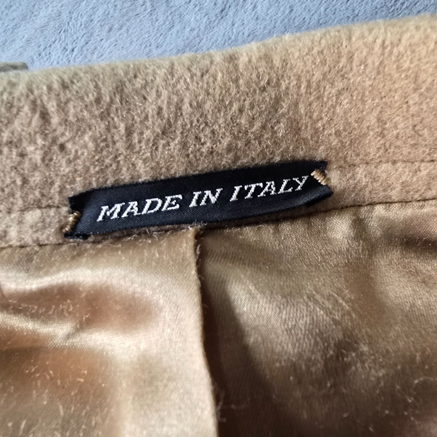 Vintage 1980s di Benedetto Made in Italy Cashmere Blend Double-Breasted Coat (L)