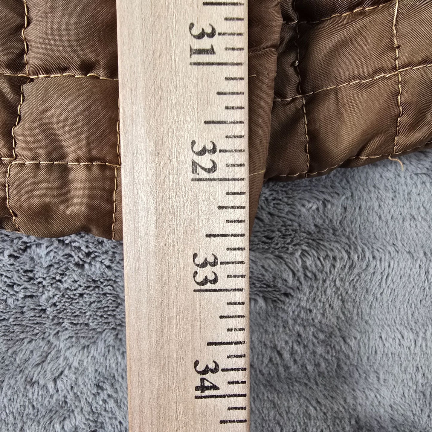 Vintage 1960s Sportswear International Brown Quilted Double-Breasted Coat (M)