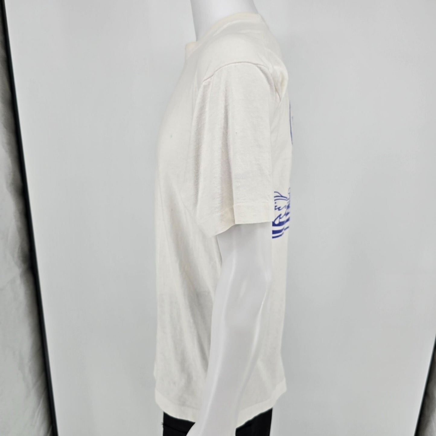 Vintage 1990s Fruit of the Loom Pepsi Surfing Back Graphic White T-Shirt (M/L)