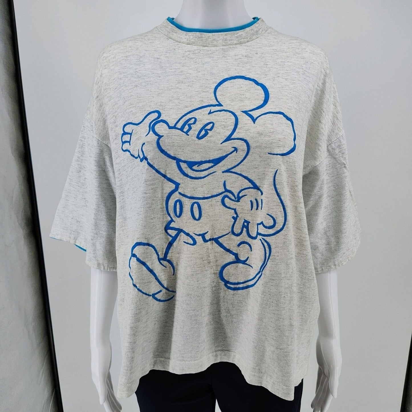 Vintage 1980's Women's Disney Character Fashions Mickey Mouse Graphic T-Shirt XL