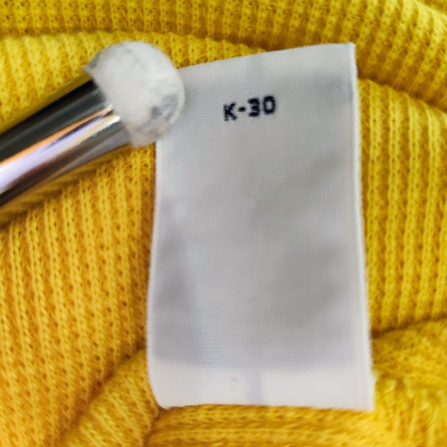 Vintage Polo Sport Ralph Lauren Yellow Logo Pocket Waffle Knit Polo (XXL)