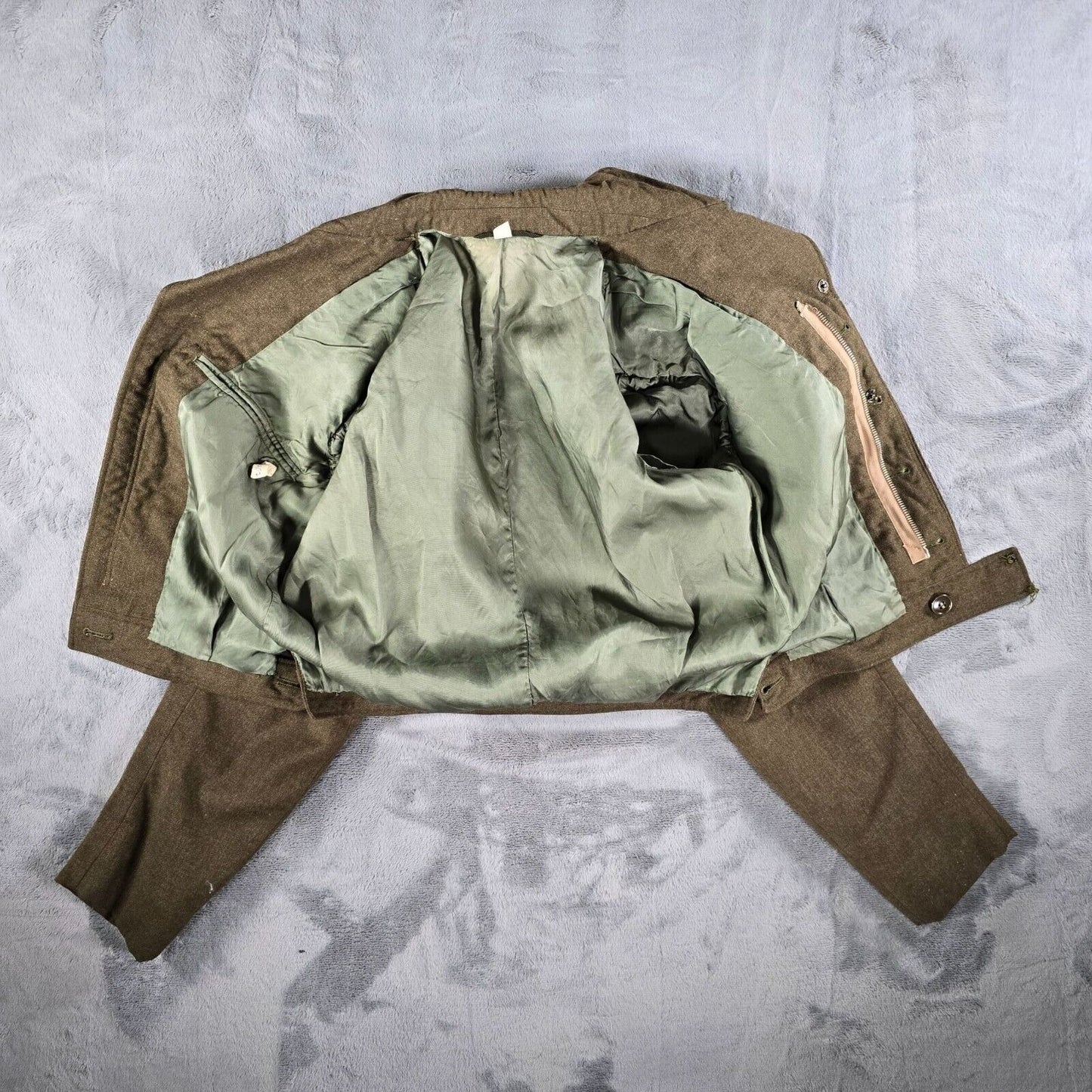 Vintage U.S. Army 1950s Handmacher Vogel Wool Serge "Ike" Jacket (36L)