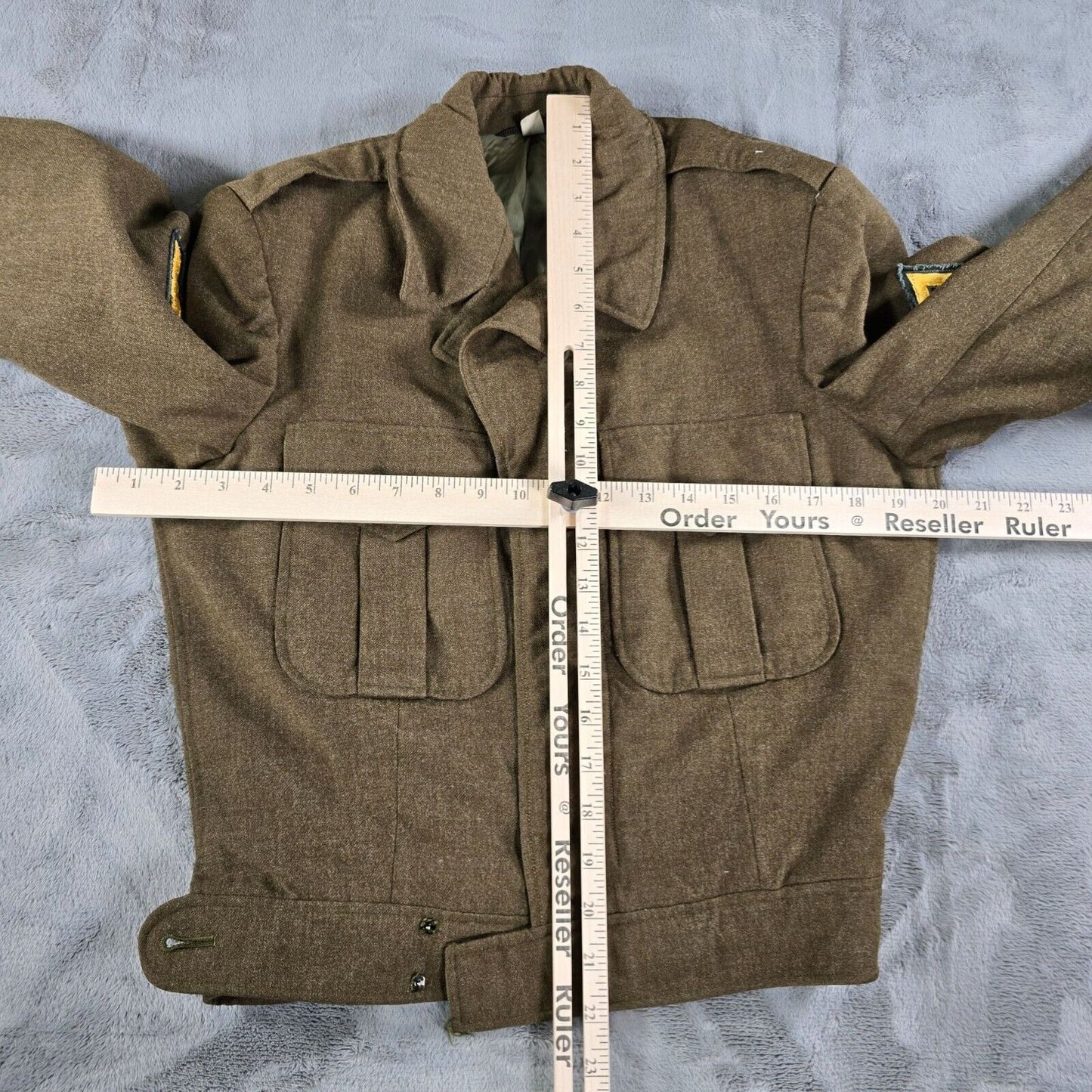 Vintage U.S. Army 1950s Handmacher Vogel Wool Serge "Ike" Jacket (36L)