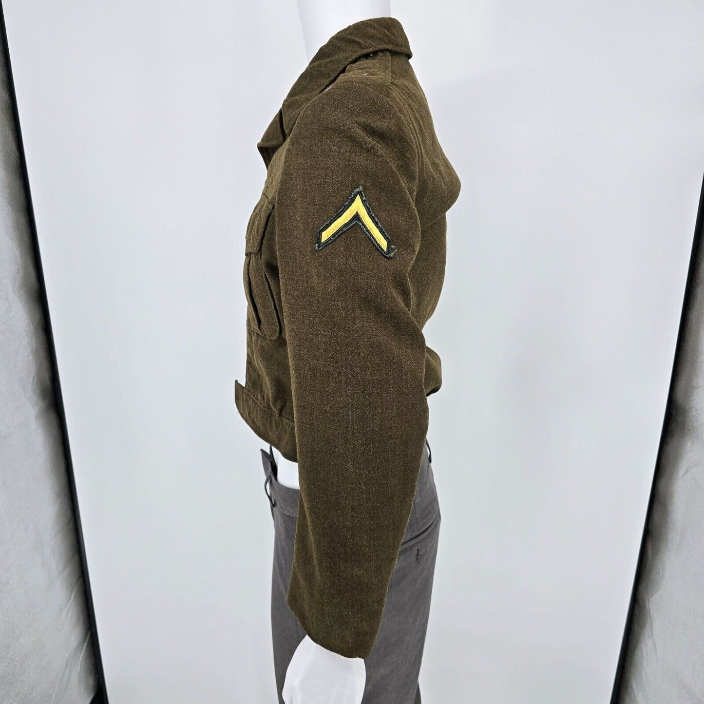 Vintage U.S. Army 1950s Handmacher Vogel Wool Serge "Ike" Jacket (36L)