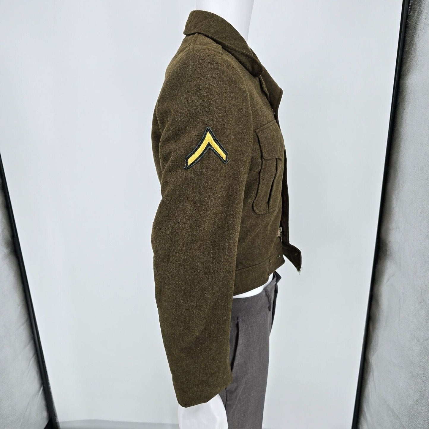 Vintage U.S. Army 1950s Handmacher Vogel Wool Serge "Ike" Jacket (36L)