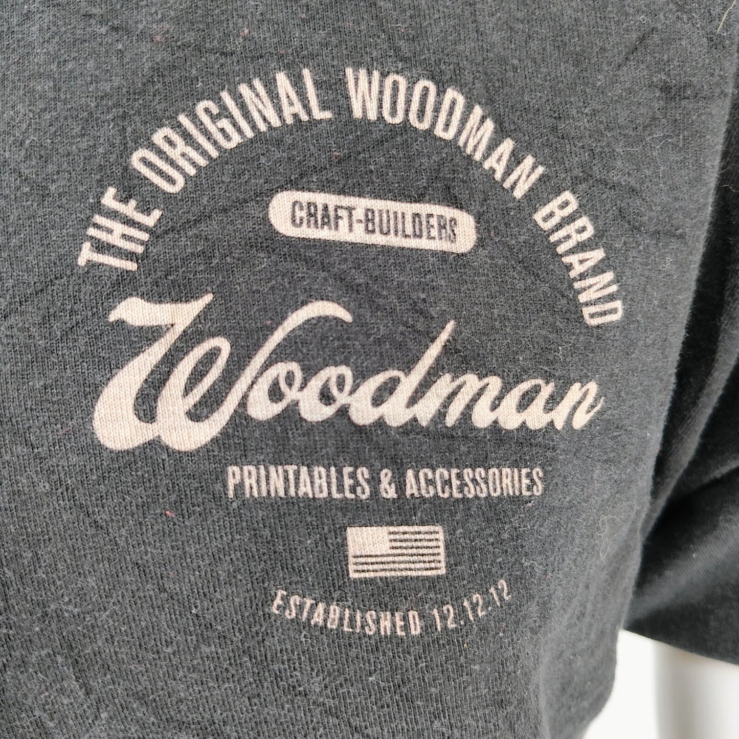 Woodman Products "The Original Woodman Brand Craft-Builders" T-shirt (L)