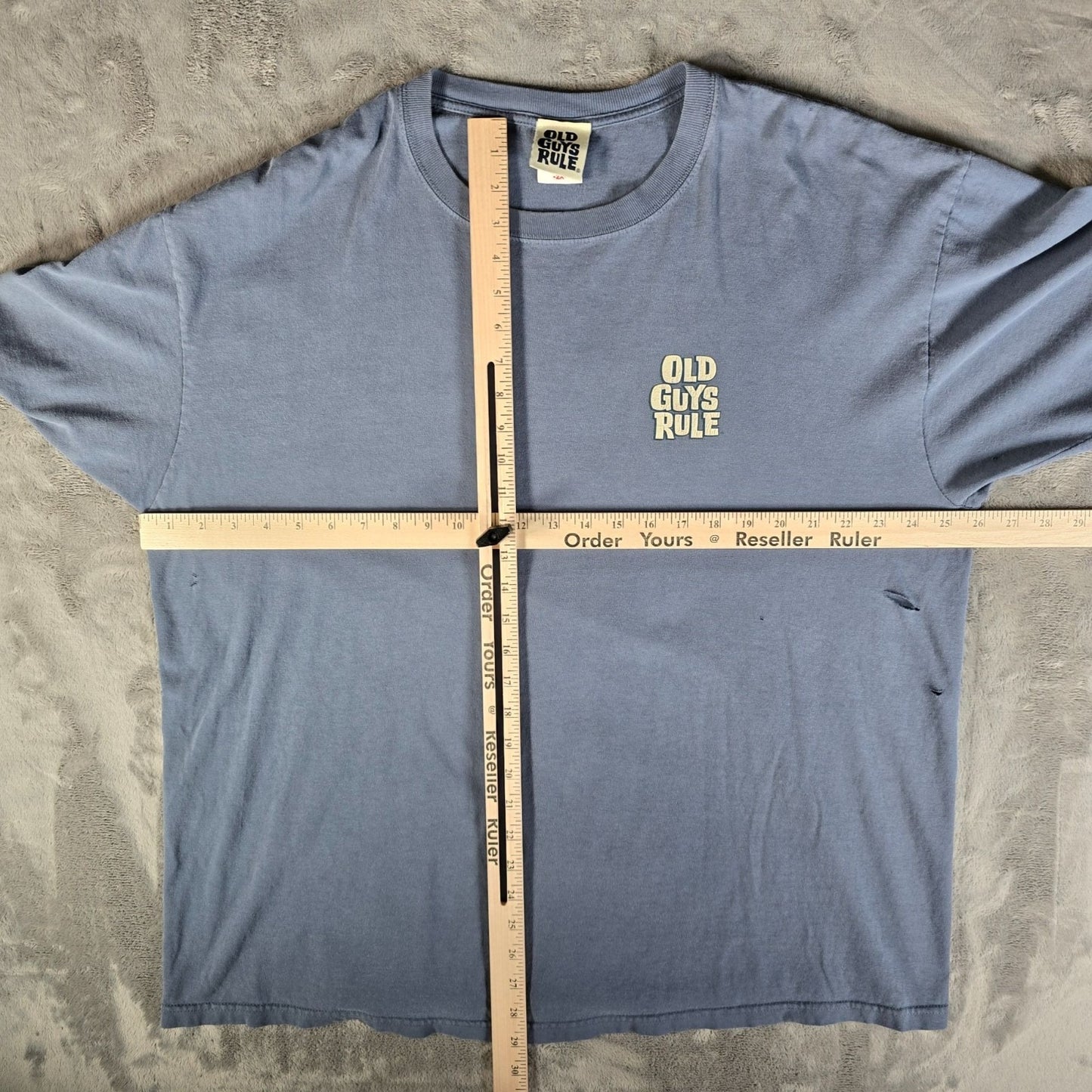 Distressed 2000s Old Guys Rule Drive For Show Putt For Dough Golf T-Shirt (2XL)