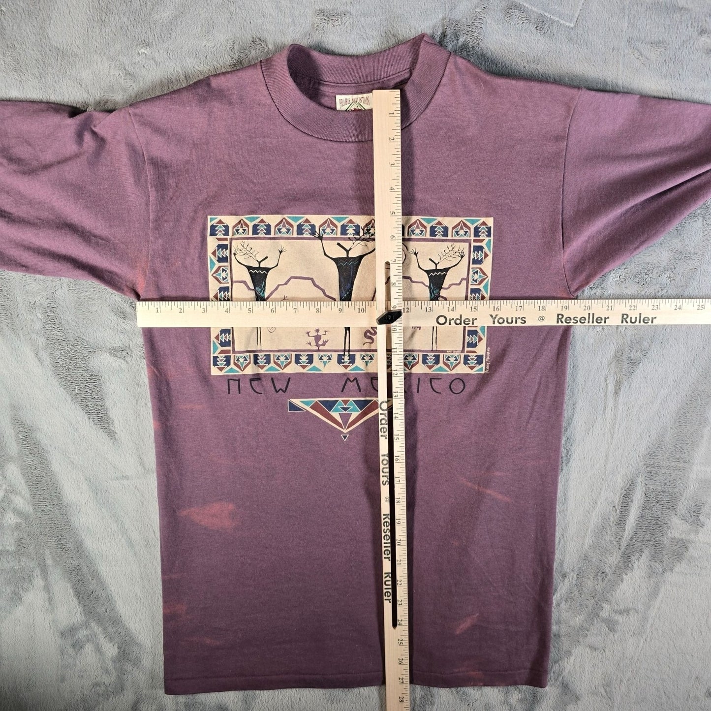 Vintage 1990s Prairie Mountain New Mexico Petroglyph Graphic T-Shirt (M)