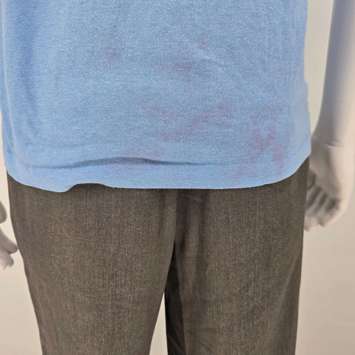 Vintage 1980s Blue Screen Stars Inland Counties Chapter AOSA T-Shirt (M)