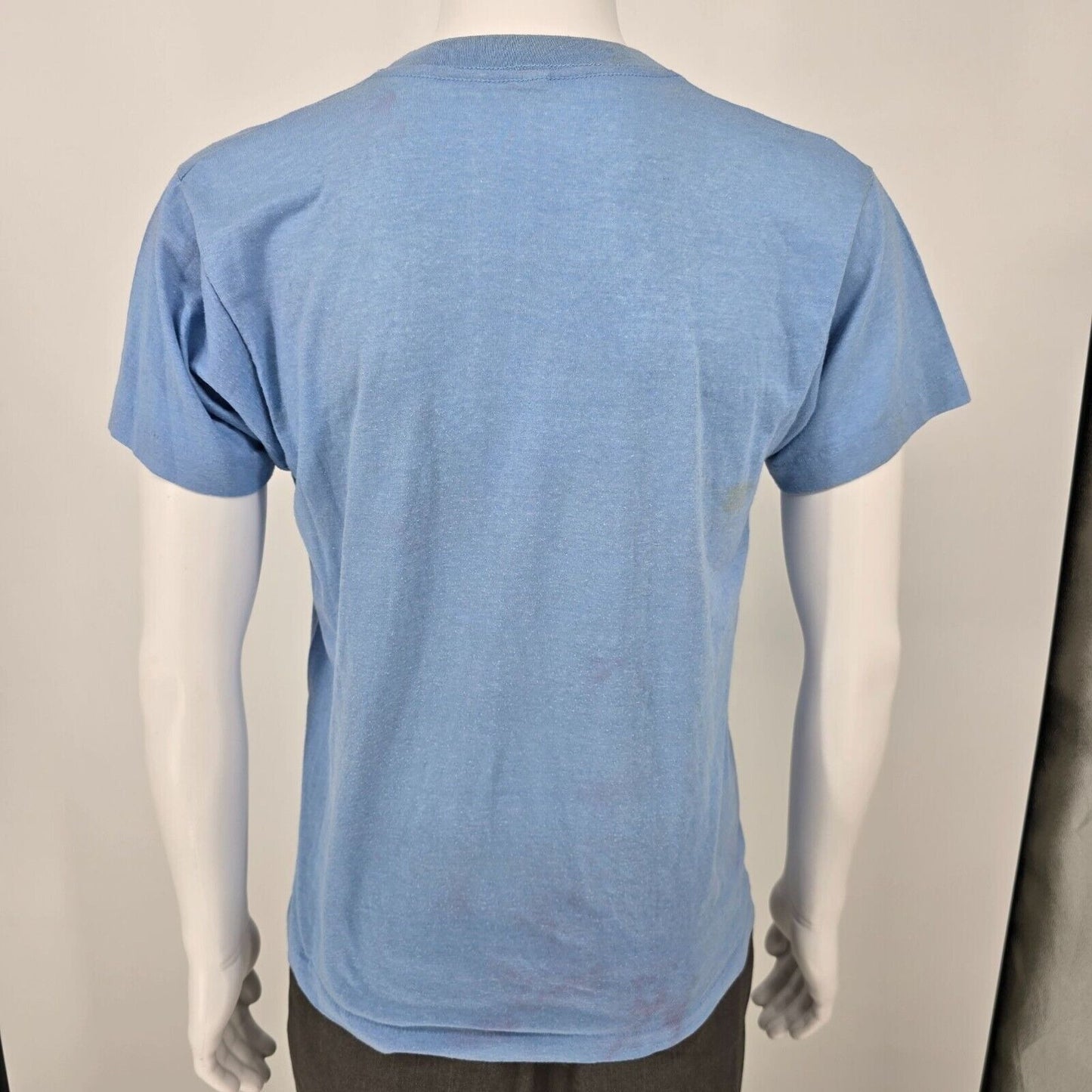 Vintage 1980s Blue Screen Stars Inland Counties Chapter AOSA T-Shirt (M)