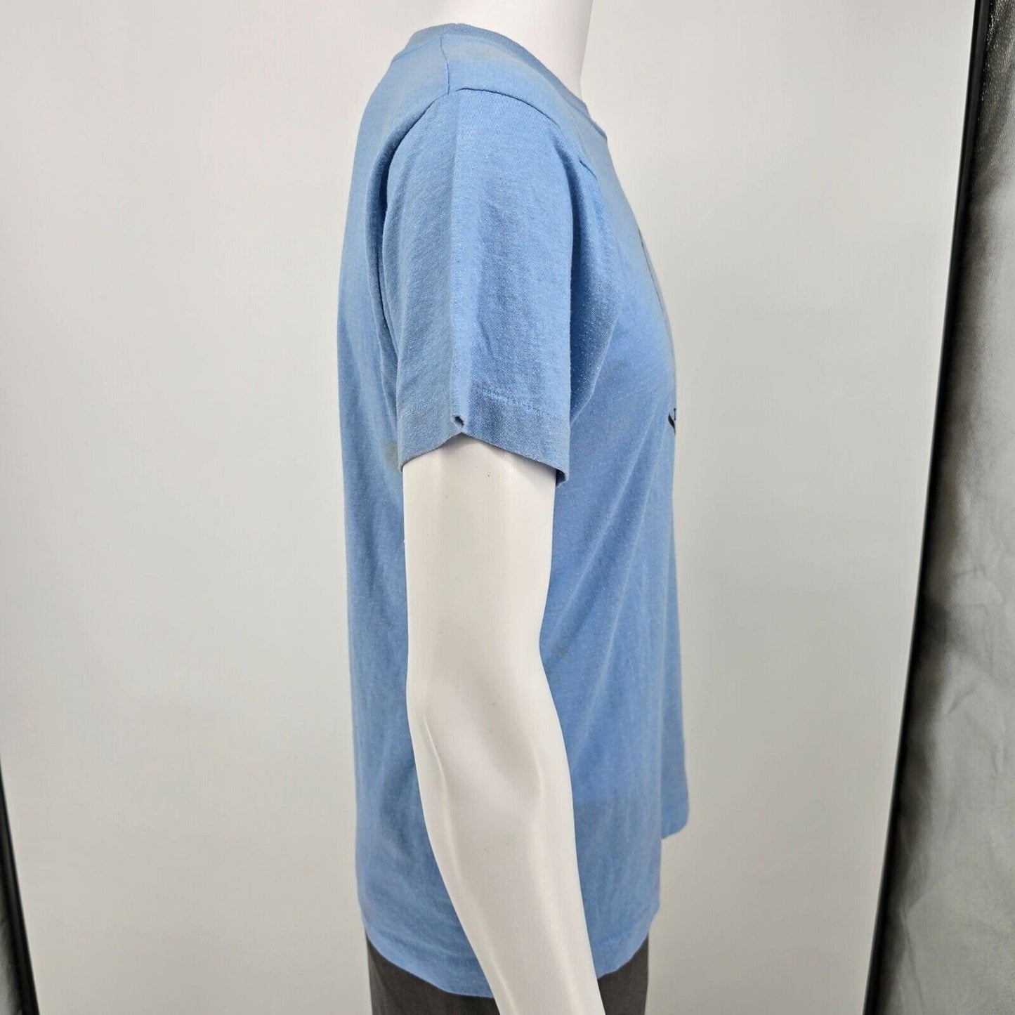 Vintage 1980s Blue Screen Stars Inland Counties Chapter AOSA T-Shirt (M)