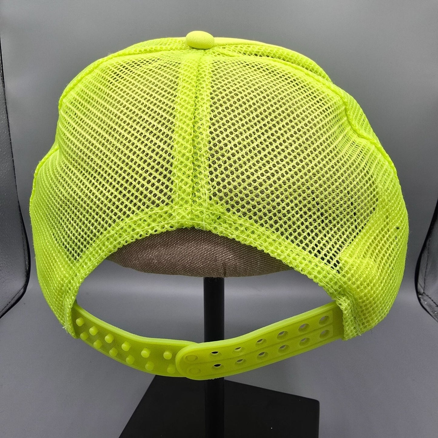 Distressed Hurley Rocks You Back To School Concert 2010 Neon Yellow Trucker Hat