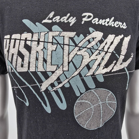 Vintage 1990s Russell Athletic Lady Panthers Basketball/ Wendy's T-Shirt (XS)