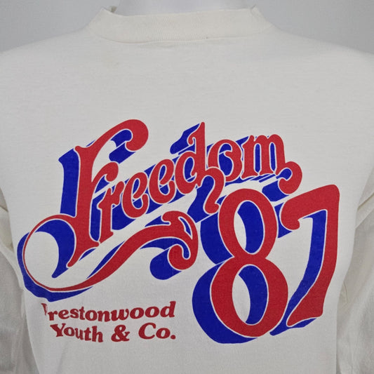 Vintage 1980s Freedom 87 Prestonwood Yourh & Co Long Sleeve T-Shirt (S)