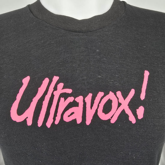 Vintage 1970s Ultravox "I Want To Be A Machine" 1977 Album Promo T-Shirt (S)