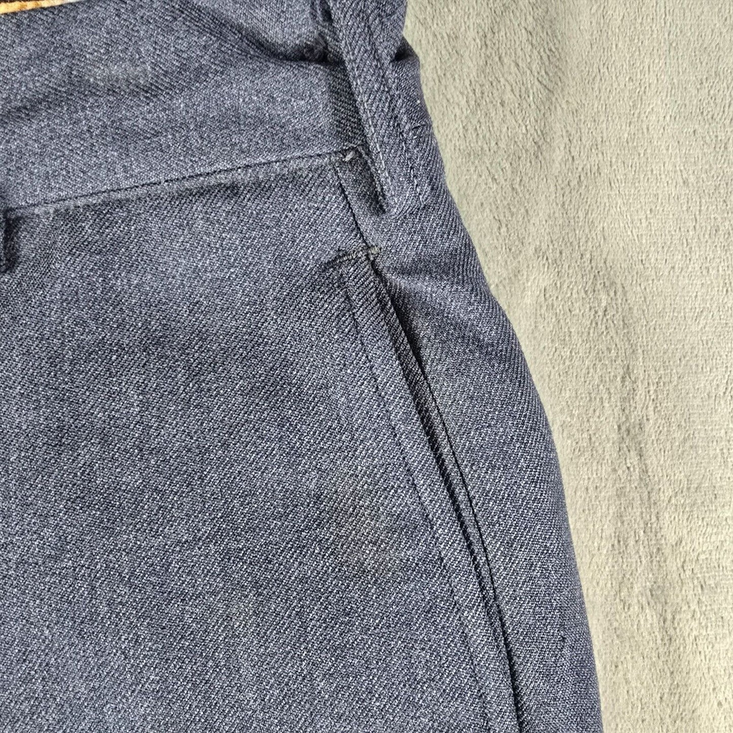 Vintage 1951 Korean War U.S Air Force Blue-84 Serge Virgin Wool Trousers (28x28)