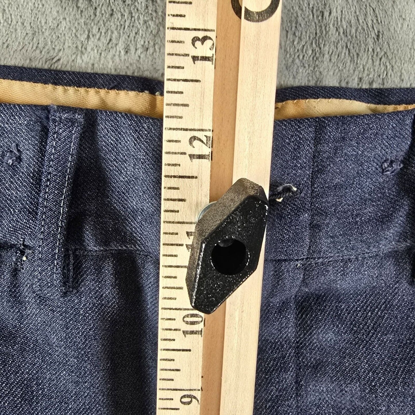 Vintage 1951 Korean War U.S Air Force Blue-84 Serge Virgin Wool Trousers (28x28)