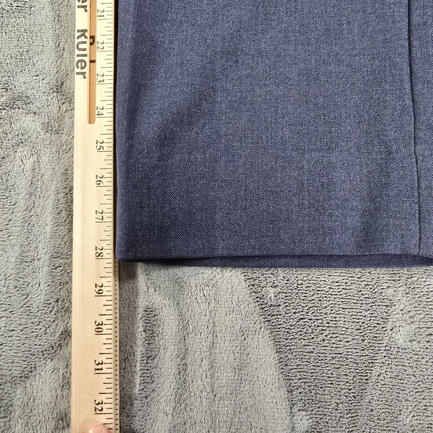 Vintage 1951 Korean War U.S Air Force Blue-84 Serge Virgin Wool Trousers (28x28)