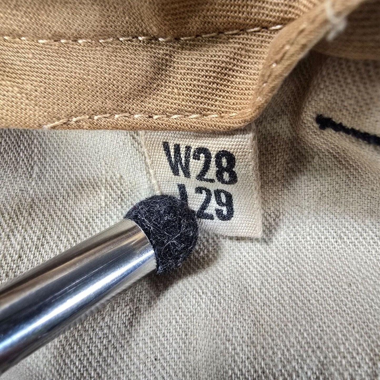 Vintage 1951 Korean War U.S Air Force Blue-84 Serge Virgin Wool Trousers (28x28)