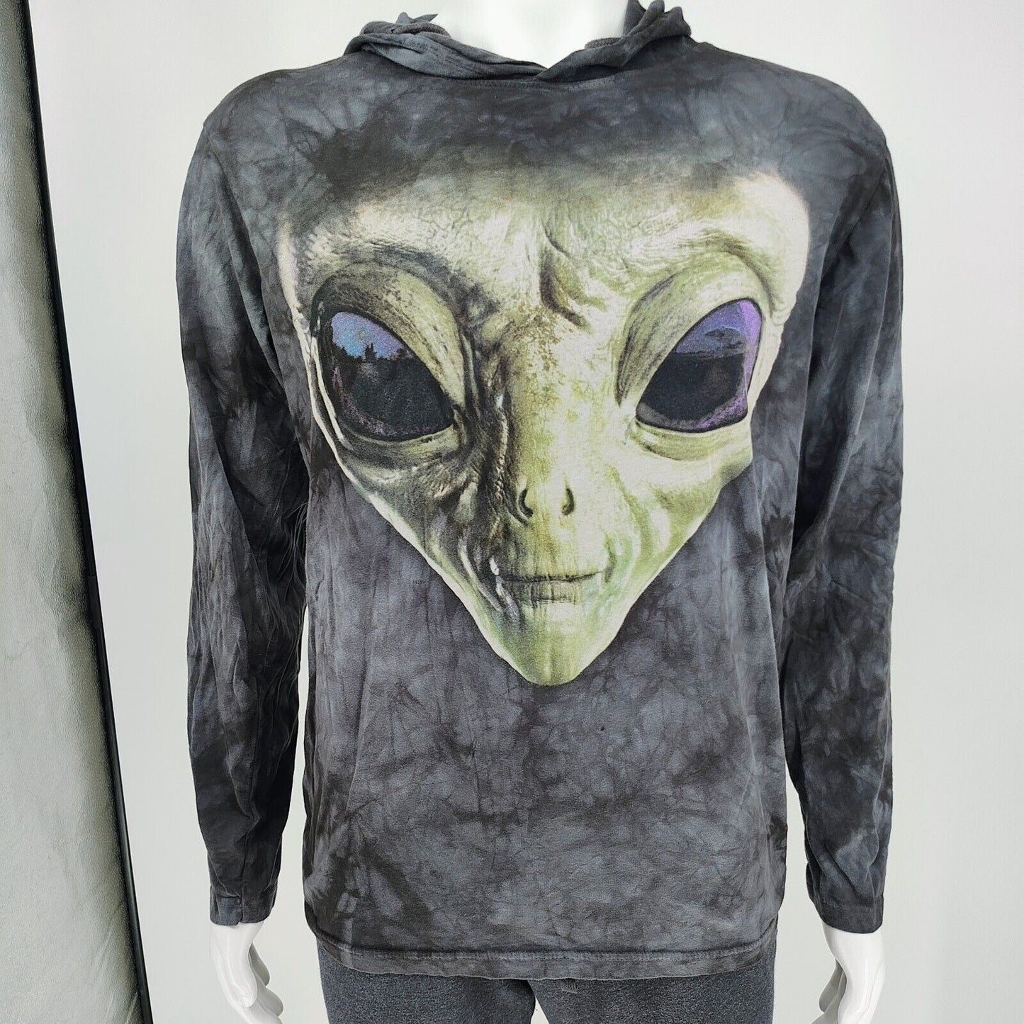 The Mountain Tie-Dye Alien Invasion Roswell, New Mexico Hooded T-Shirt (Medium)