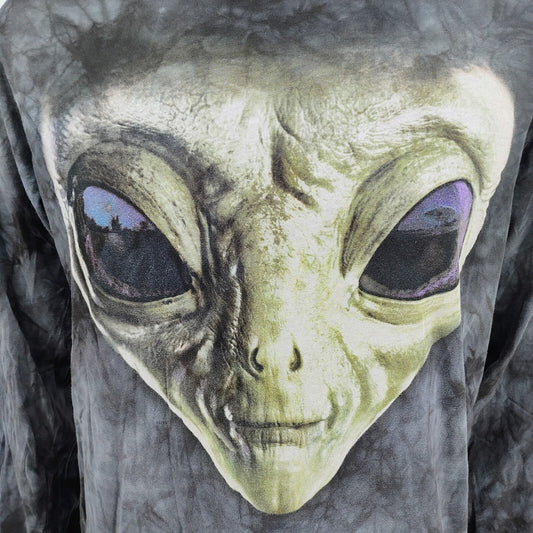 The Mountain Tie-Dye Alien Invasion Roswell, New Mexico Hooded T-Shirt (Medium)