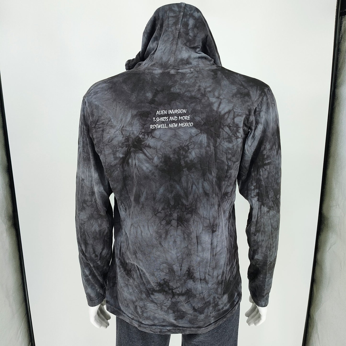 The Mountain Tie-Dye Alien Invasion Roswell, New Mexico Hooded T-Shirt (Medium)