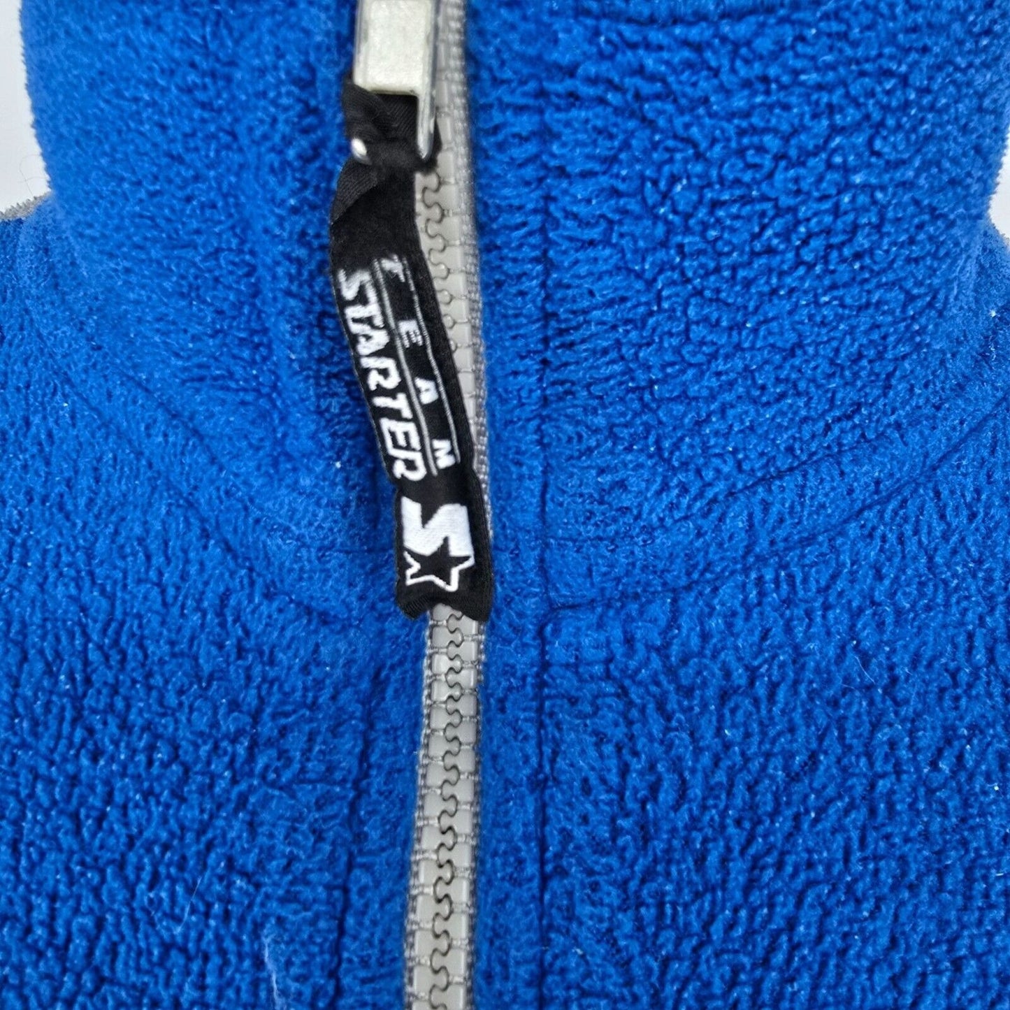 Vintage Y2K Kentucky Wildcats Blue 1/4 Zip Pullover Fleece Starter Jacket (M)