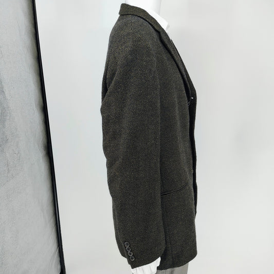 Boss Hugo Boss Einstein US Cashmere-Wool Blend Tweed Sport Coat Suit Jacket 42R