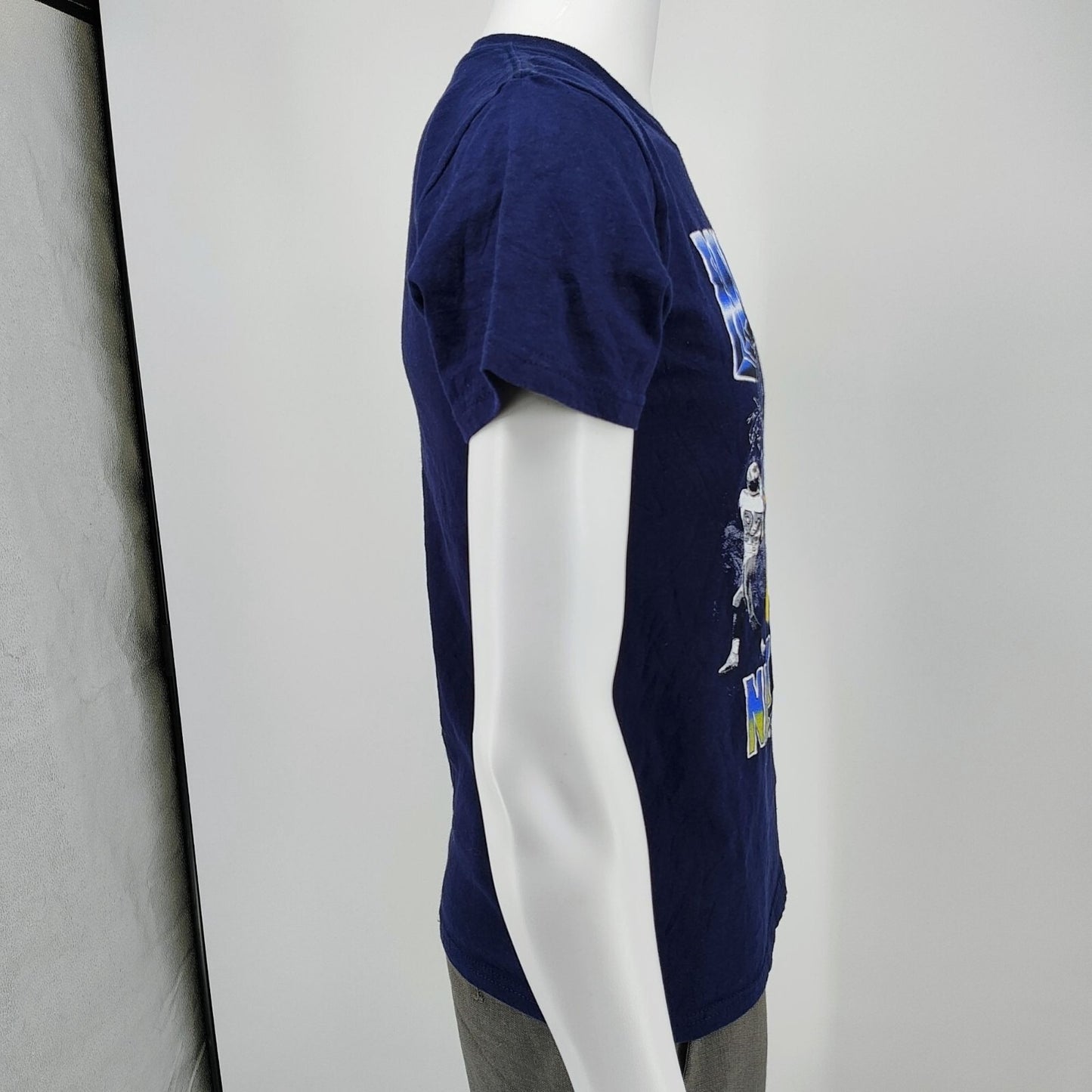 Run & Hit Nick Scott Super Bowl LVI Champion Rams Navy Graphic T-Shirt (Youth L)
