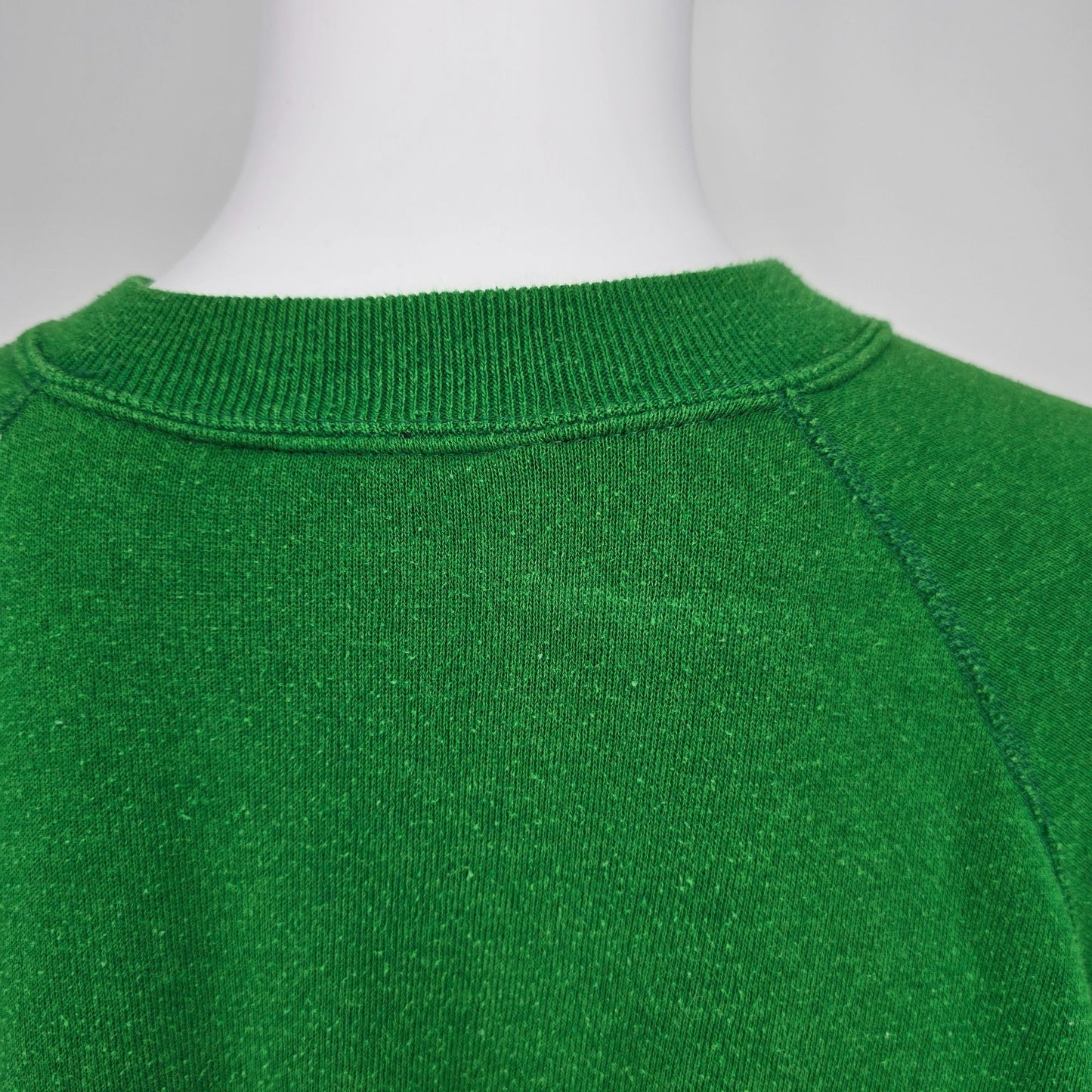 Vintage 1980s Soffe Sweats Made in USA Green Irish Shamrock Sweatshirt (XL)