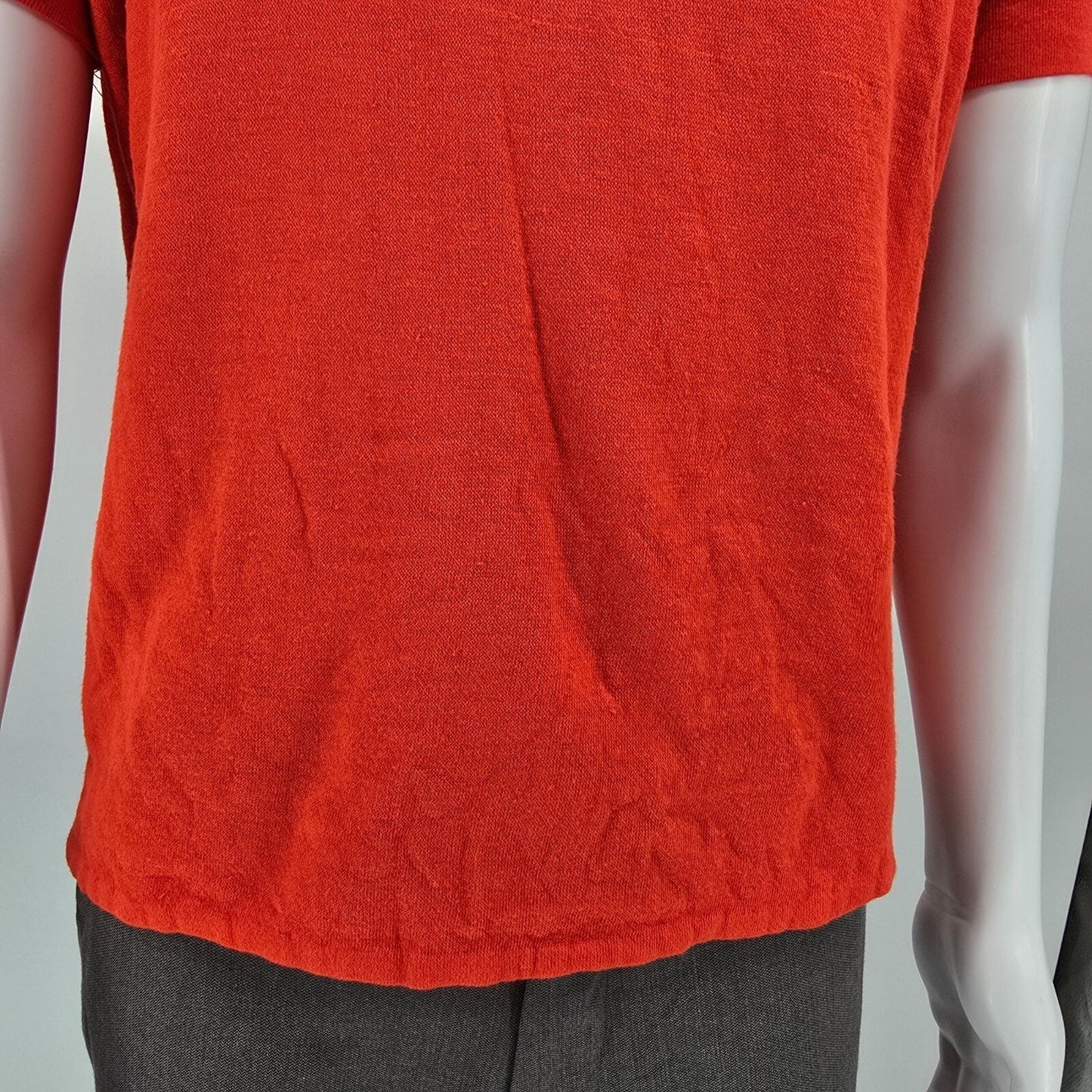 Vintage 1970s "I Should Have Been Jogging" Red Short-Sleeve Sweatshirt (XL)