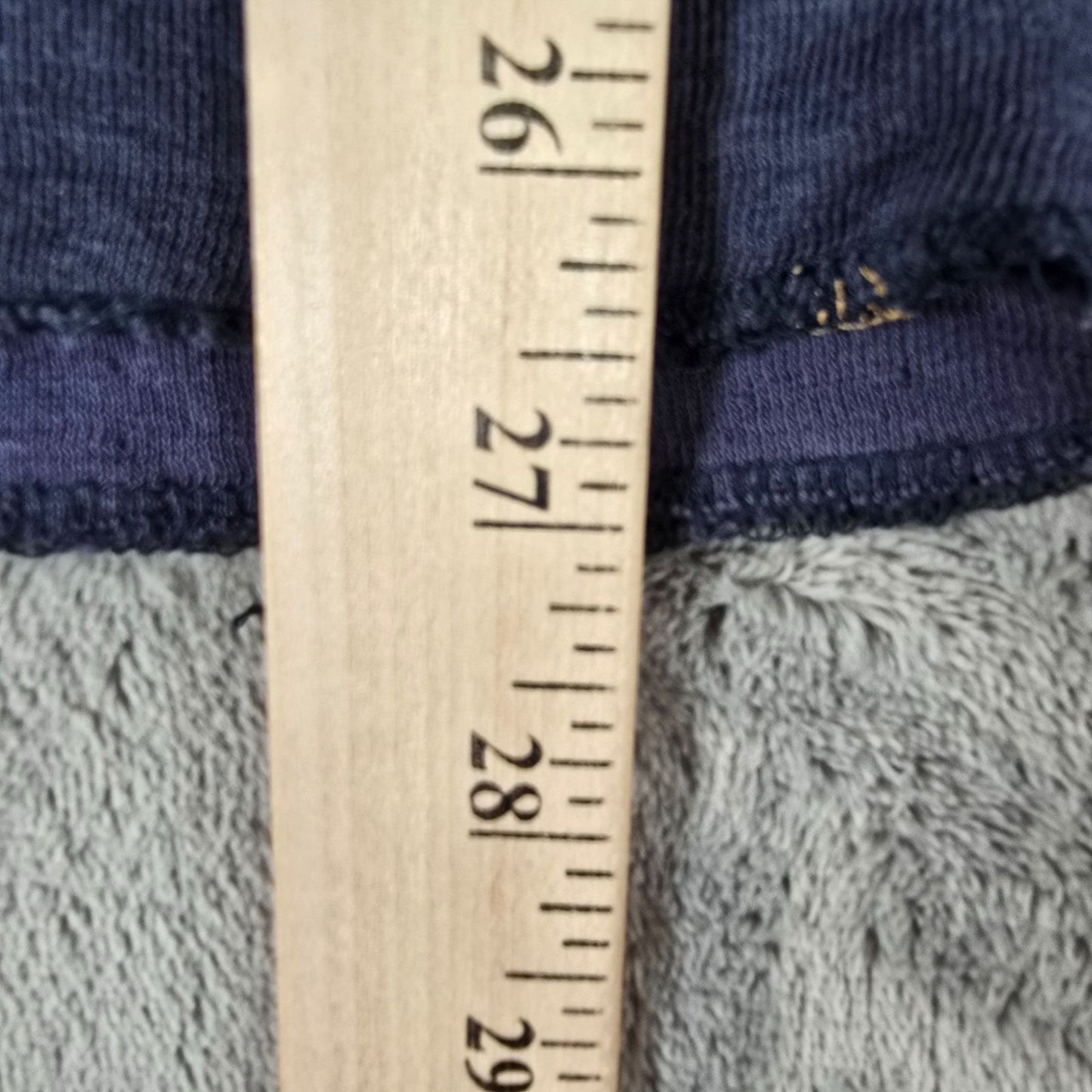 Thrashed Duofold Navy Blue Merino Wool/Nylon Blend Dual Layer Thermal Top (L/XL)