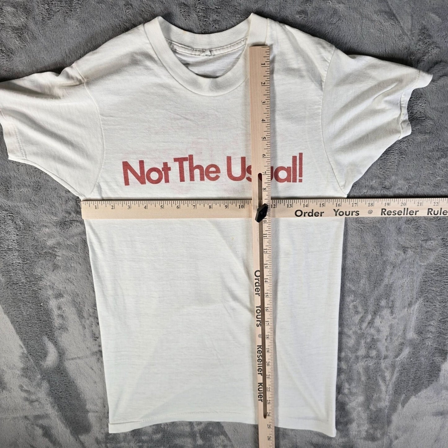 Vintage 1970s Henri Marchant Labrusca "Not the Usual" Thin Promo T-Shirt (XS)