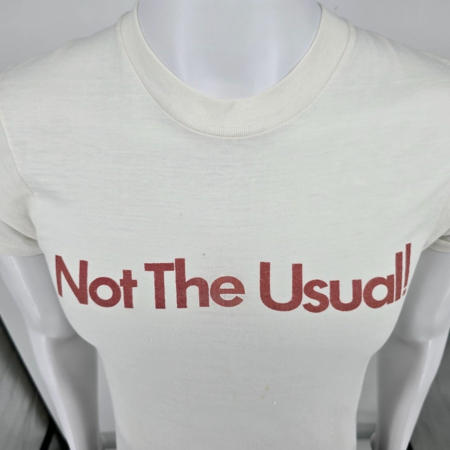 Vintage 1970s Henri Marchant Labrusca "Not the Usual" Thin Promo T-Shirt (XS)