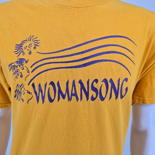 Vintage 1990s Womansong Asheville, NC Social-Justice Women's Chorus T-Shirt (L)